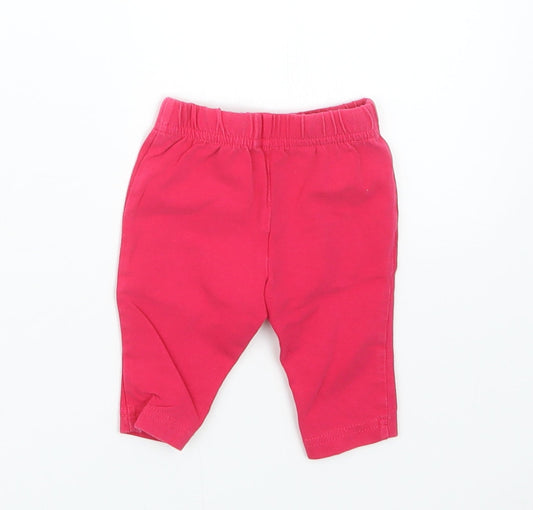 George Girls Pink Capri Trousers Size Newborn