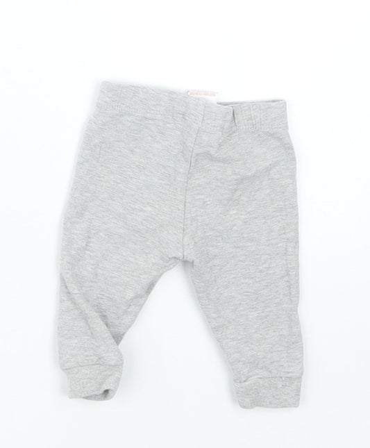 NEXT Girls Grey Capri Trousers Size 0-3 Months