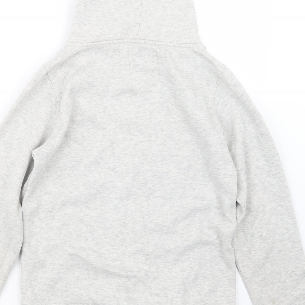 Miss 21 Womens Grey Full Zip Hoodie Size M