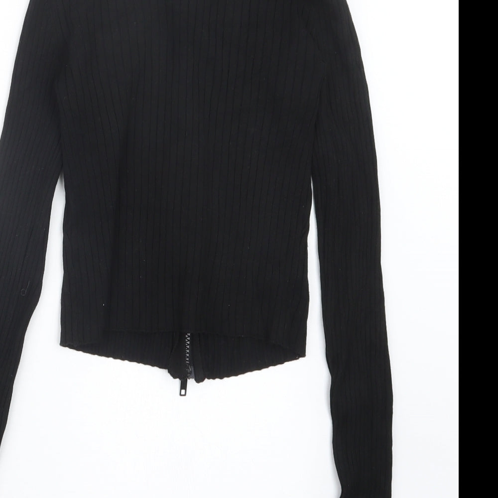 Womens UK Size 2XS Monki Black Jacket