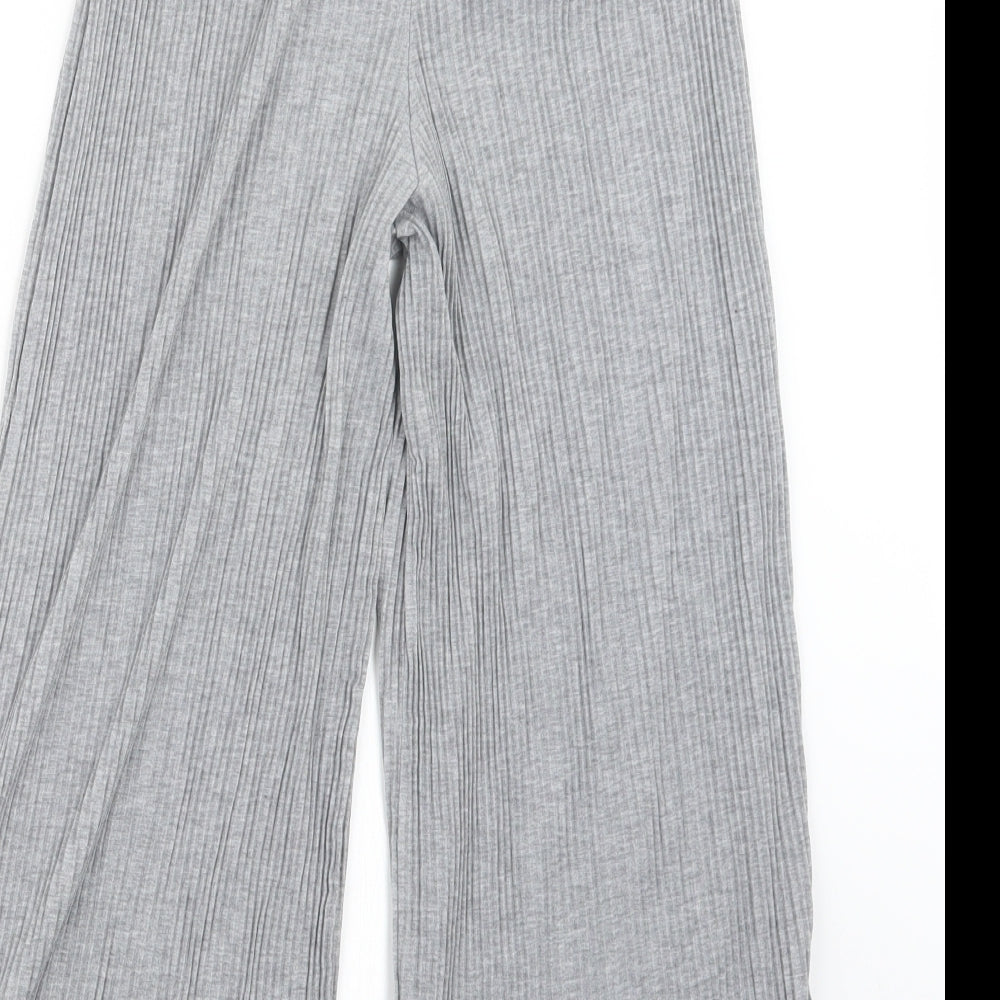 Womens UK Size 4 ASOS Regular Fit Grey Trousers