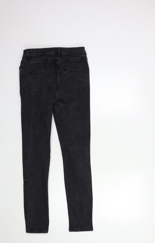 NEXT Womens Black Denim Skinny Jeans Size 8 L28 in