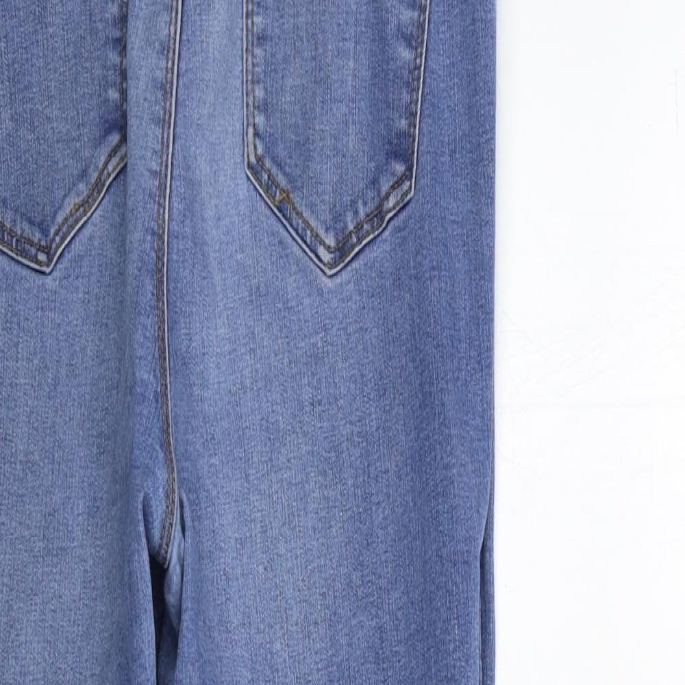 Denim & Co. Womens Blue Denim Skinny Jeans Size 28 in L27 in