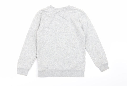 H&M Girls Grey Pullover Jumper Size 7-8 Years