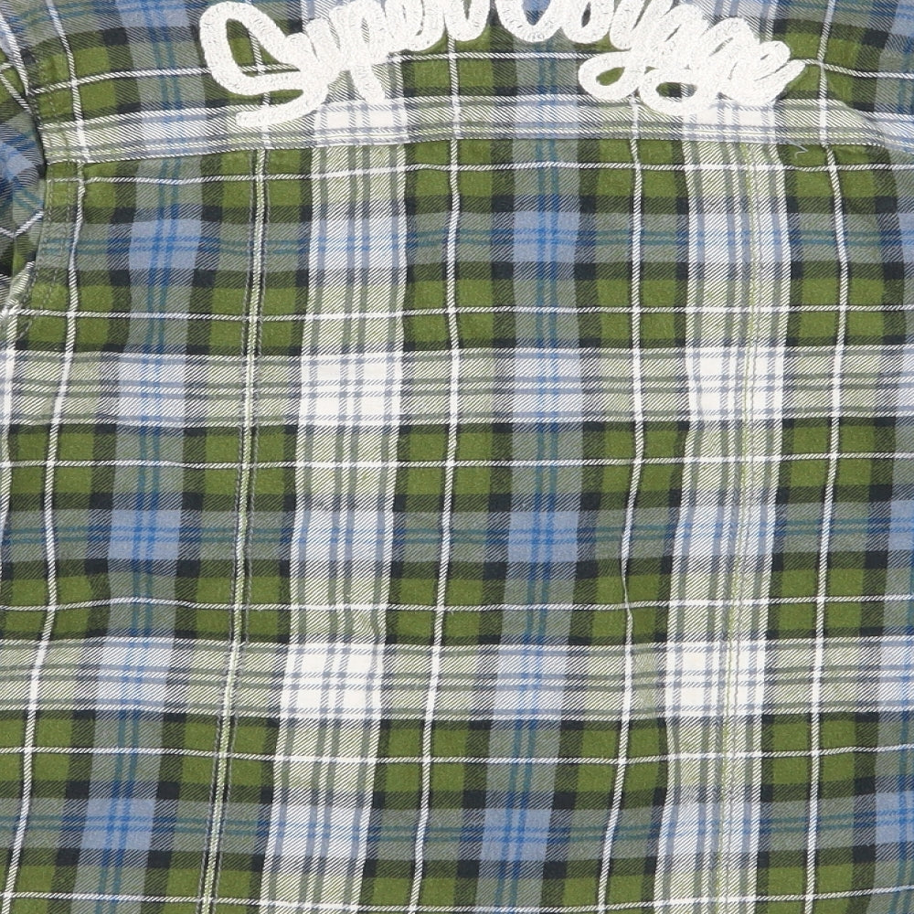 NEXT Boys Multicoloured Check Basic Button-Up Size 8 Years