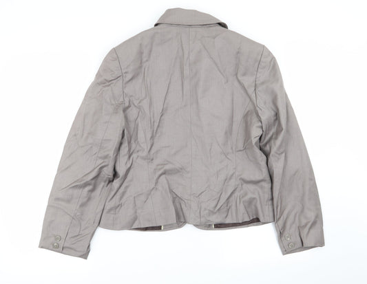 NEXT Womens Grey   Jacket Blazer Size 14