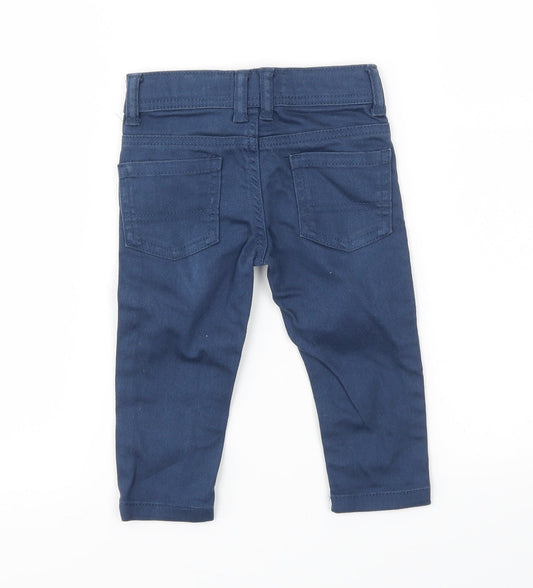 DENIM&CO Girls Blue Capri Jeans Size 9-12 Months
