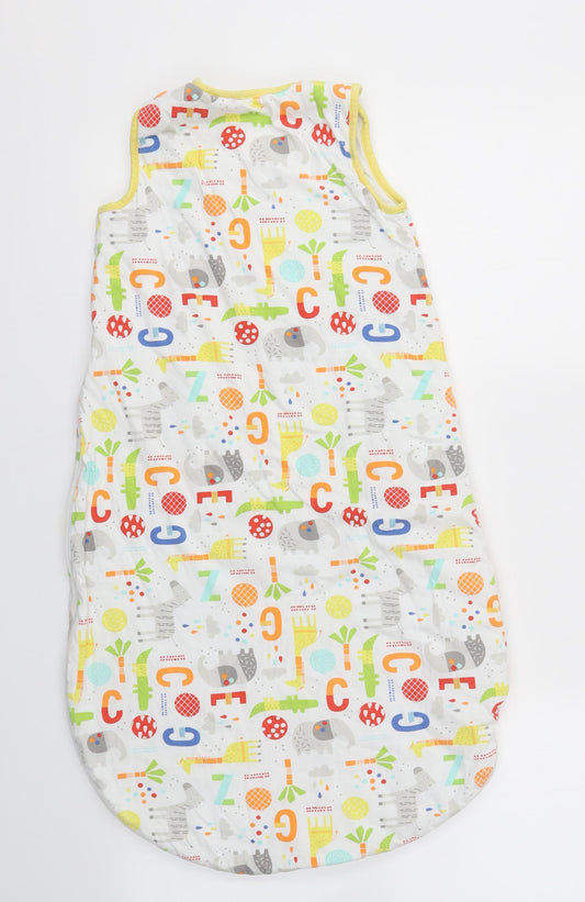 M Girls Multicoloured Animal Print Cami One Piece Size 6-9 Months