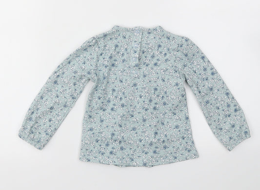 TU Girls Blue Floral Fit & Flare Size 12-18 Months