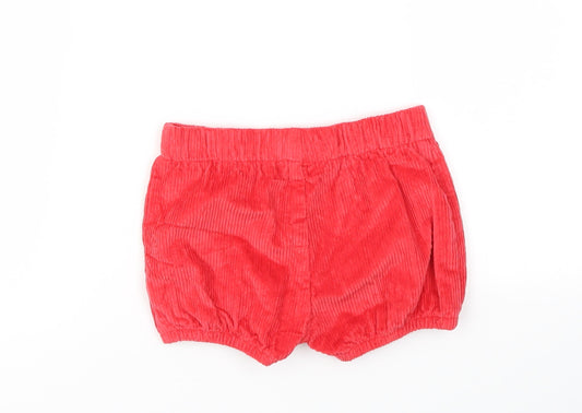 M&S Girls Red Capri Trousers Size 18-24 Months