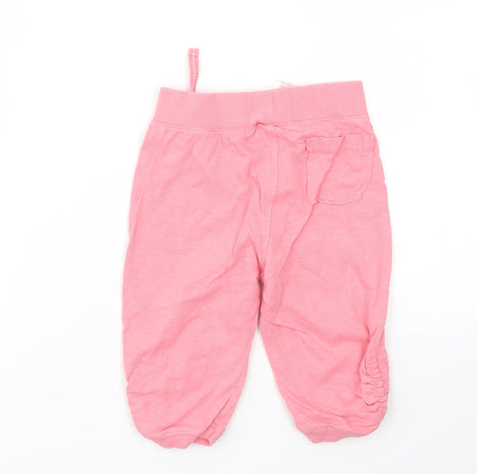 NEXT Girls Pink Capri Trousers Size 12-18 Months