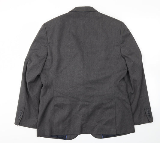 Mens UK Size 42 M&S Regular Grey Suit Jacket