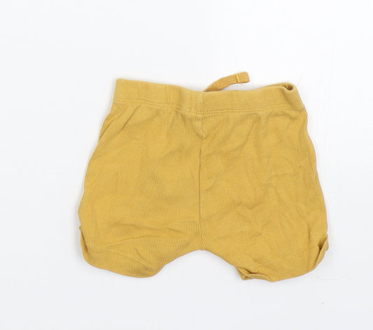TU Baby Yellow Cropped Trousers Size 6-9 Months - Shorts