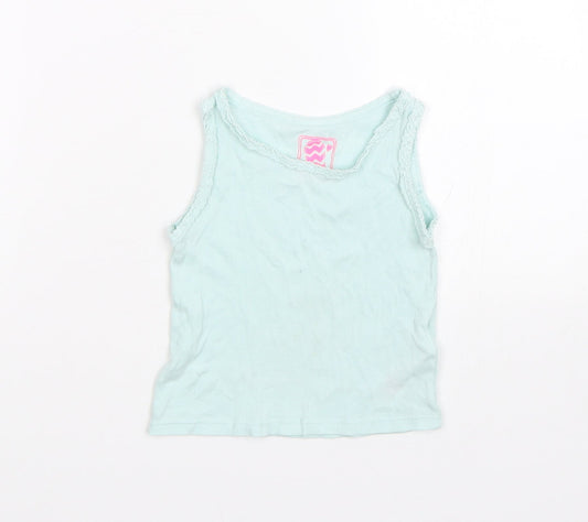 F&F Girls Blue Capri Pyjama Top Size 18-24 Months