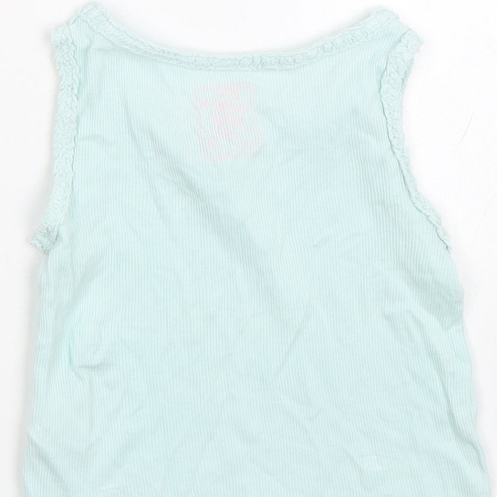 F&F Girls Blue Capri Pyjama Top Size 18-24 Months