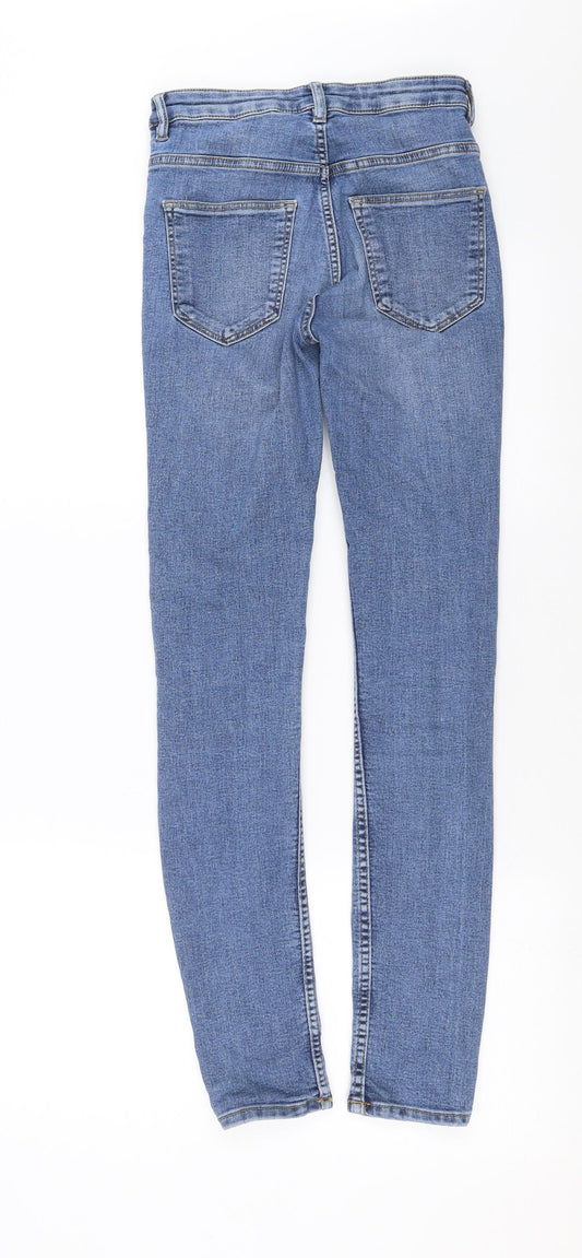 Divided by H&M Womens Blue  Denim Skinny Jeans Size 4 L28 in