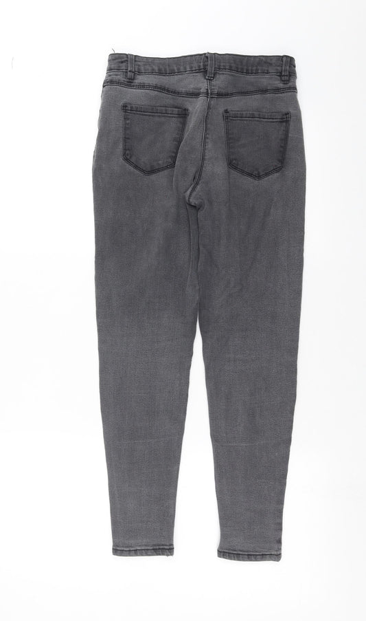 George Girls Grey Denim Skinny Jeans Size 11-12 Years