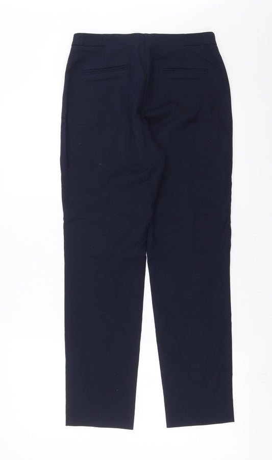 F&F Womens Blue Trousers Size 8 L27 in