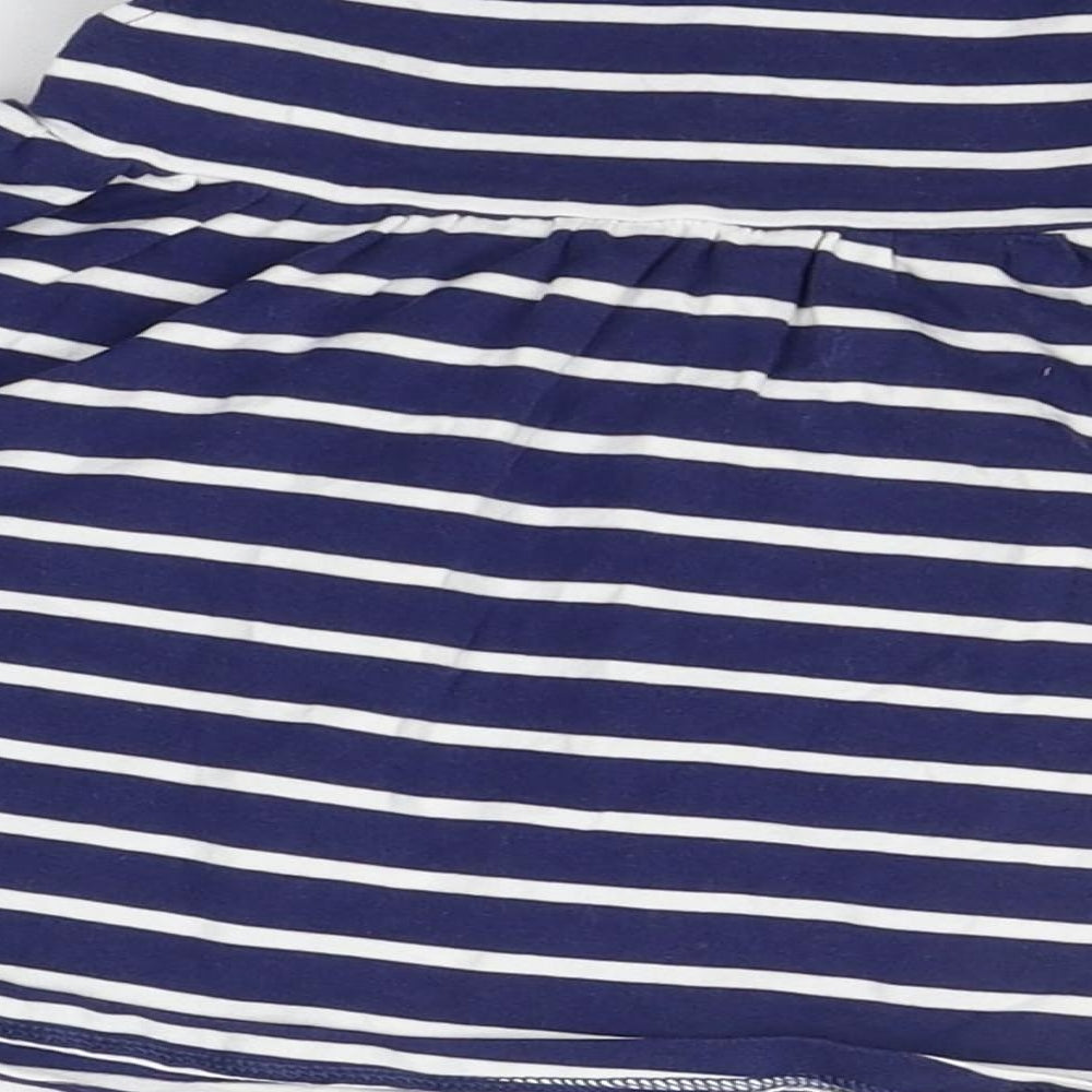 Marks and Spencer Baby Blue Striped A-Line Size 3-6 Months