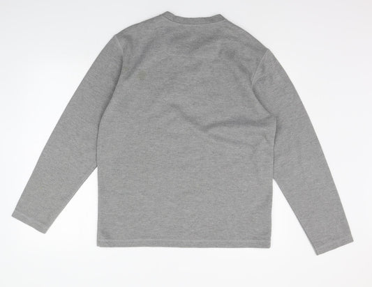Womens UK Size L Easy Grey Pullover Jumper