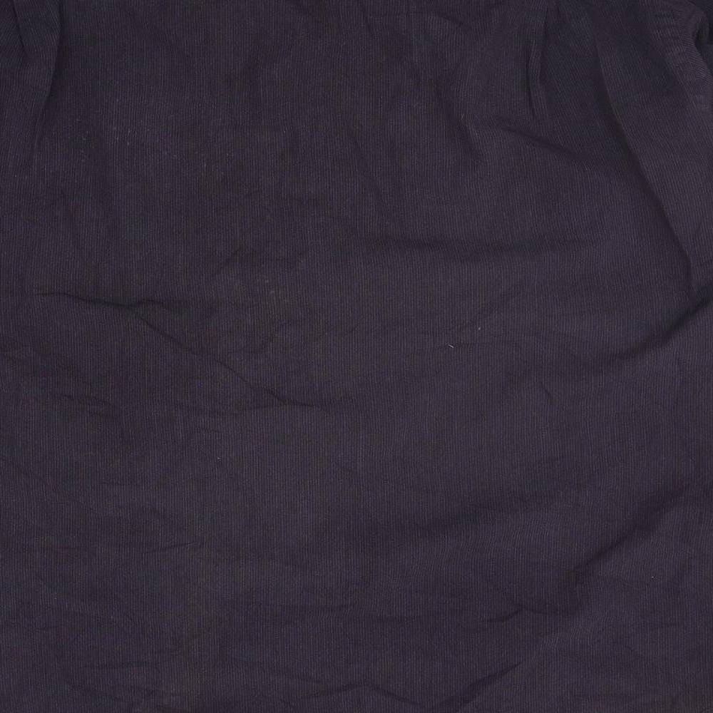 F&F Mens Black Button-Up Size 17.5