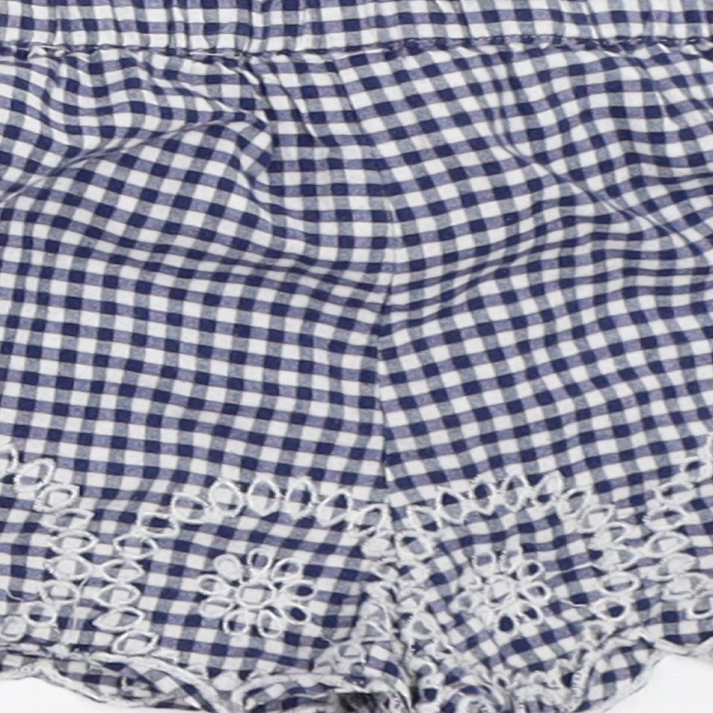 F&F Girls Blue Cropped Trousers Size 12-18 Months