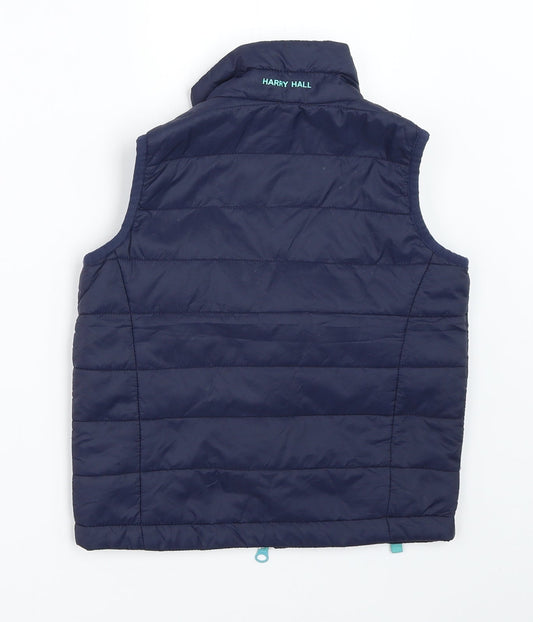 Harry Hall Boys Blue Gilet Coat Size 3-4 Years