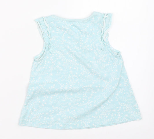 George Girls Blue Basic Tank Size 3-4 Years