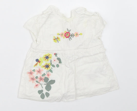 NEXT Girls White Fit & Flare Size 3-6 Months