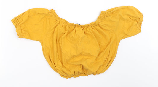 Primark Womens Yellow Basic T-Shirt Size 12