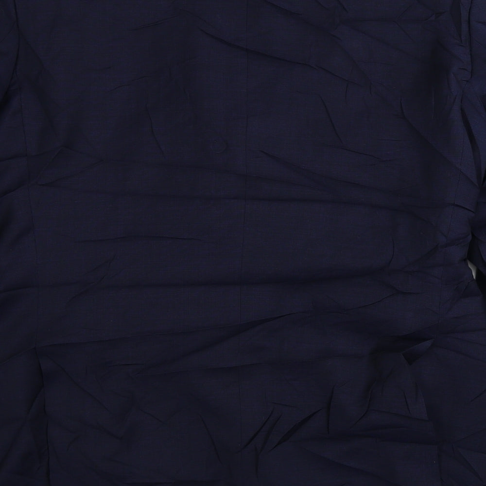 Mens UK Size 40 Marks and Spencer Regular Blue Suit Jacket