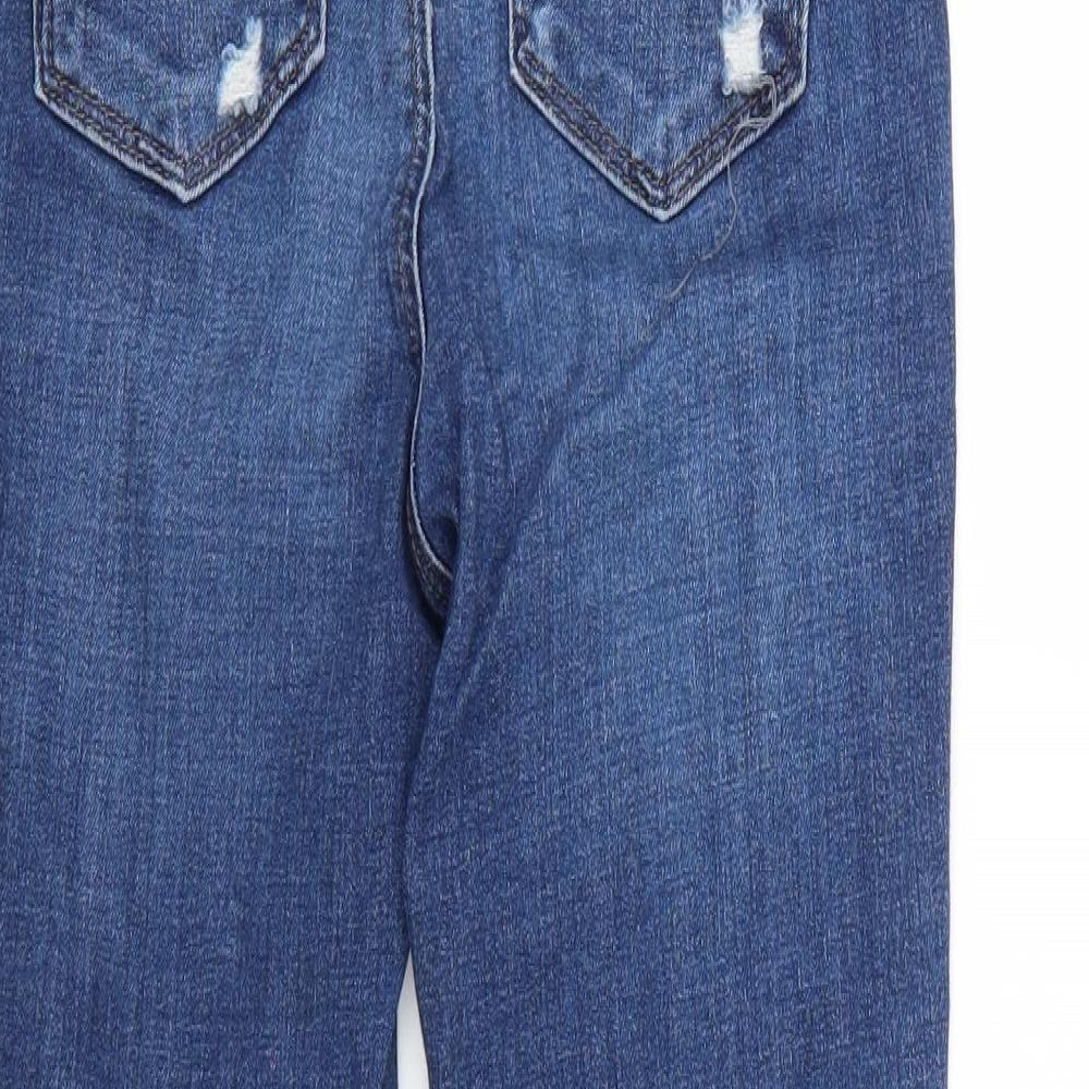 Mens UK Size 26 Topshop Regular Fit Skinny Blue Jeans