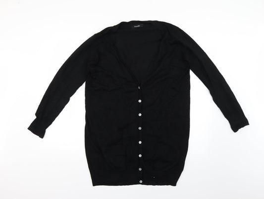 Womens UK Size 12 Simply Be Black Cape Jumper
