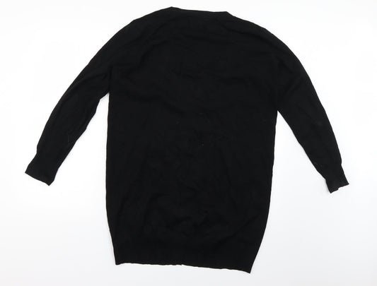 Womens UK Size 12 Simply Be Black Cape Jumper