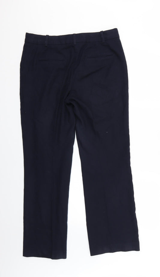 NEXT Womens Black Trousers Size 10 L26 in