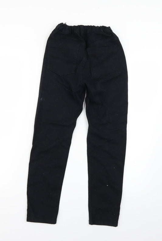 F&F Girls Black Skinny Jeans Size 10-11 Years