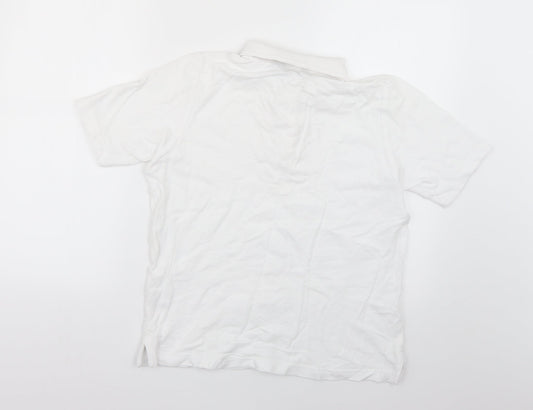 isle Girls White Basic Polo Size 15-16 Years