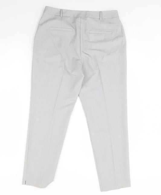 Womens UK Size 10 Dorothy Perkins Regular Fit Grey Trousers