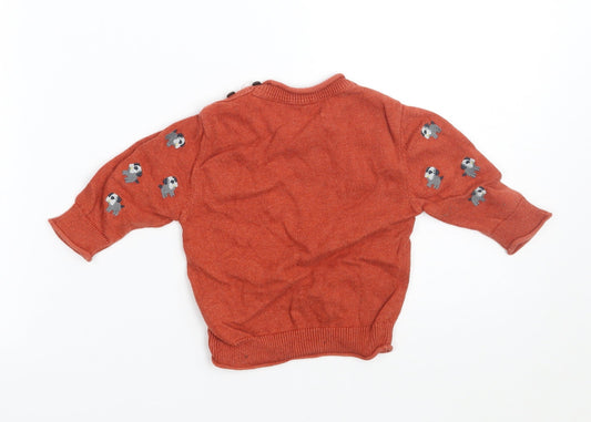 NEXT Baby Brown Pullover Jumper Size 3-6 Months