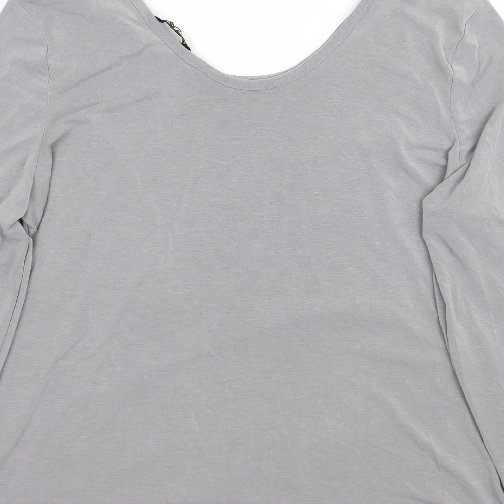 Womens UK Size 10 TU Grey Basic T-Shirt