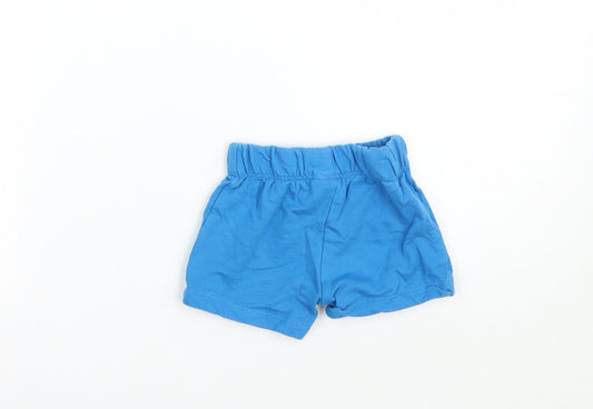 F&F Boys Blue Cropped Trousers Size 3-6 Months