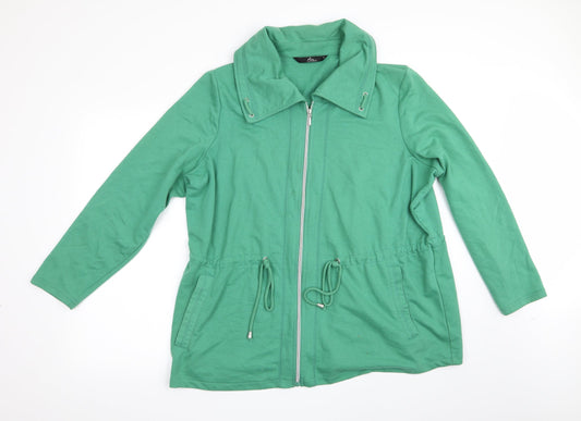 Womens UK Size XL BM Green Jacket