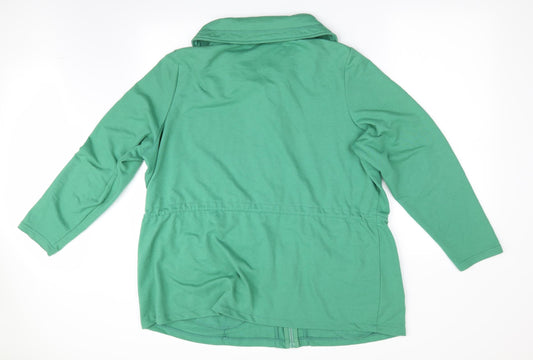 Womens UK Size XL BM Green Jacket