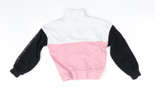 George Girls Pink Pullover Sweatshirt Size 5-6 Years - Make a Difference Pudsey
