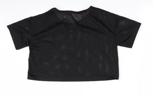 Action Squad Womens Black Basic T-Shirt - Action Squad 36
