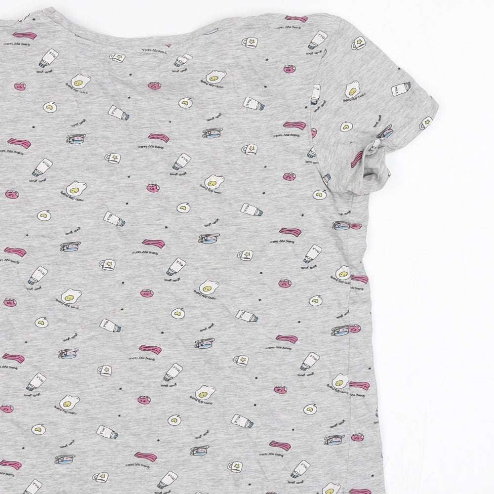 Primark Womens Grey Basic Polo Size 8