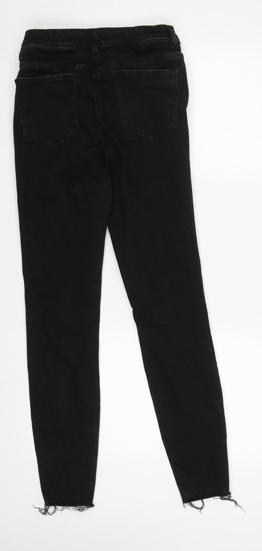 NEXT Womens Black Skinny Jeans Size 8 L28 in