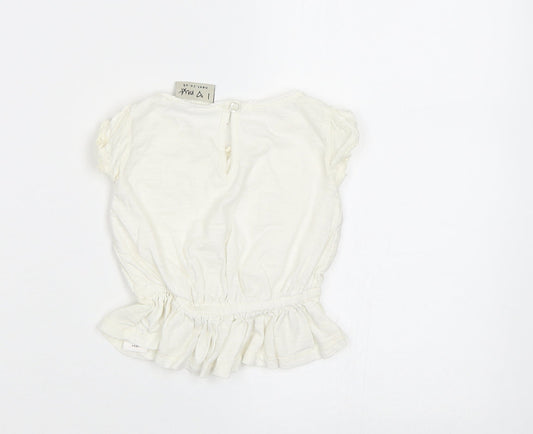 NEXT Baby White Basic Blouse Size 3-6 Months