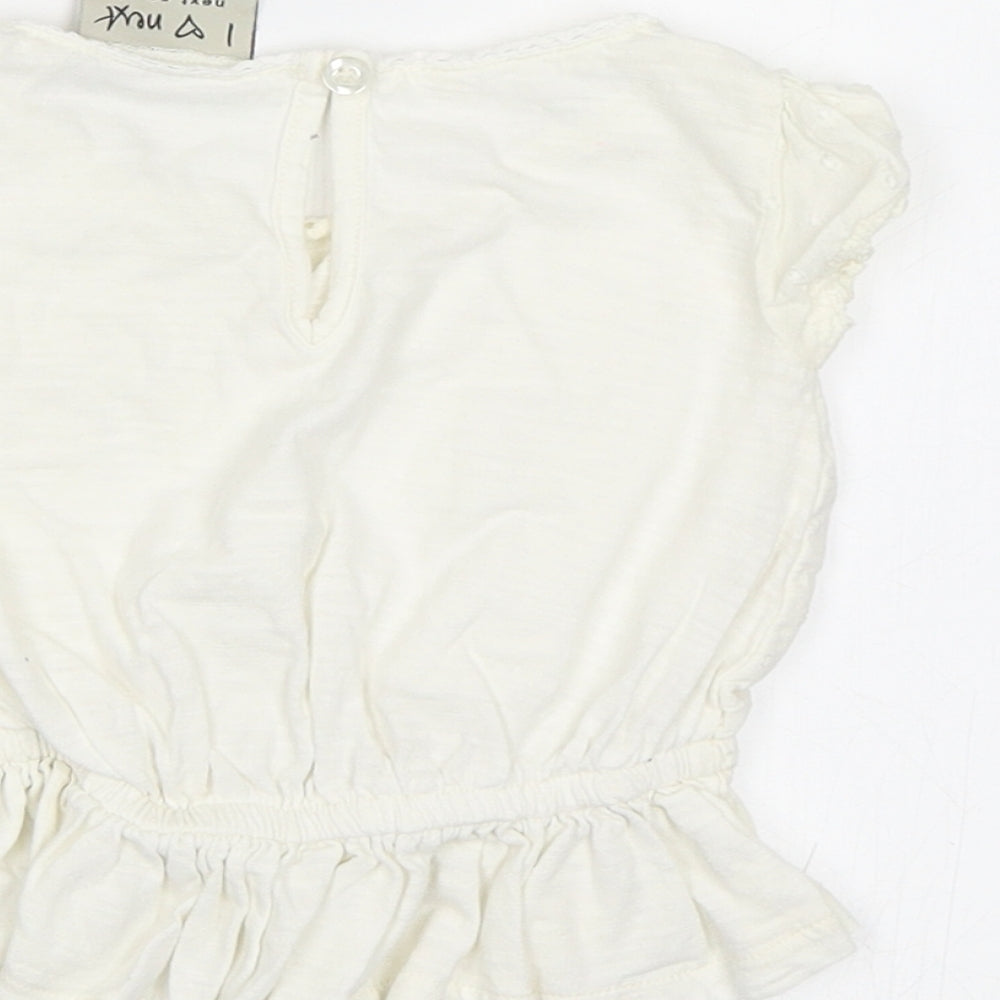 NEXT Baby White Basic Blouse Size 3-6 Months