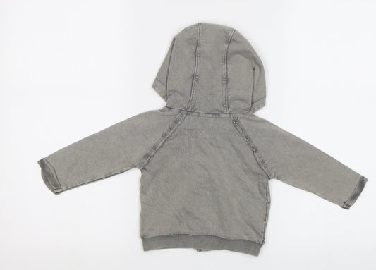 NEXT Baby Grey Full Zip Jumper Size 6-9 Months